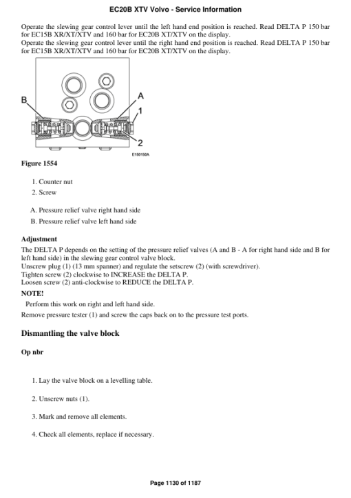 Volvo EC20B XTV Compact Excavator Repair Service Manual - Image 2