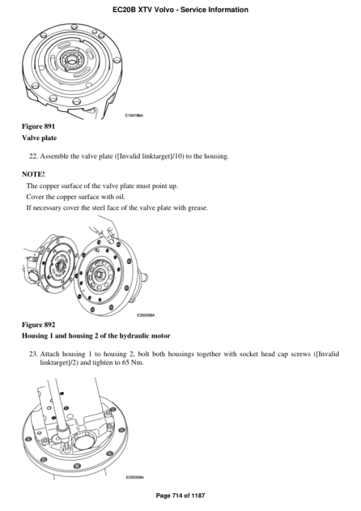 Volvo EC20B XTV Compact Excavator Repair Service Manual - Image 4