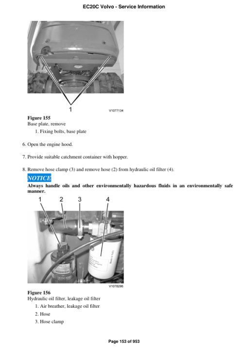 Volvo EC20C Compact Excavator Repair Service Manual - Image 2