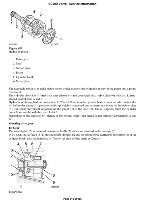 Volvo EC20D Compact Excavator Repair Service Manual - Image 3