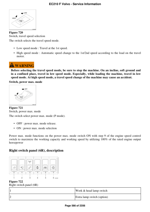 Volvo EC210 F Excavator Repair Service Manual - Image 5