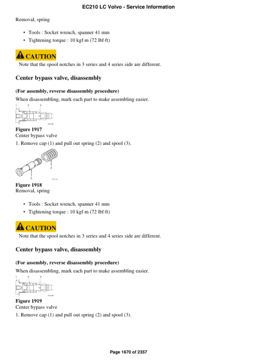 Volvo EC210 LC Excavator Repair Service Manual - Image 3