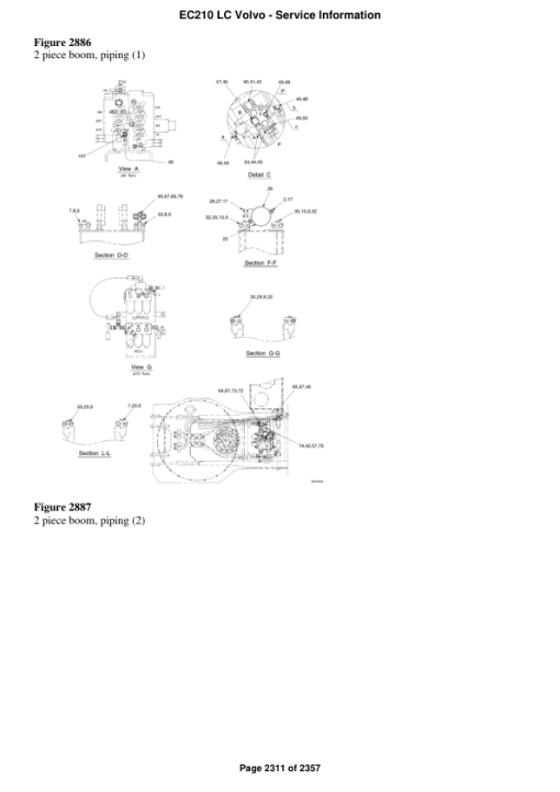 Volvo EC210 LC Excavator Repair Service Manual - Image 4