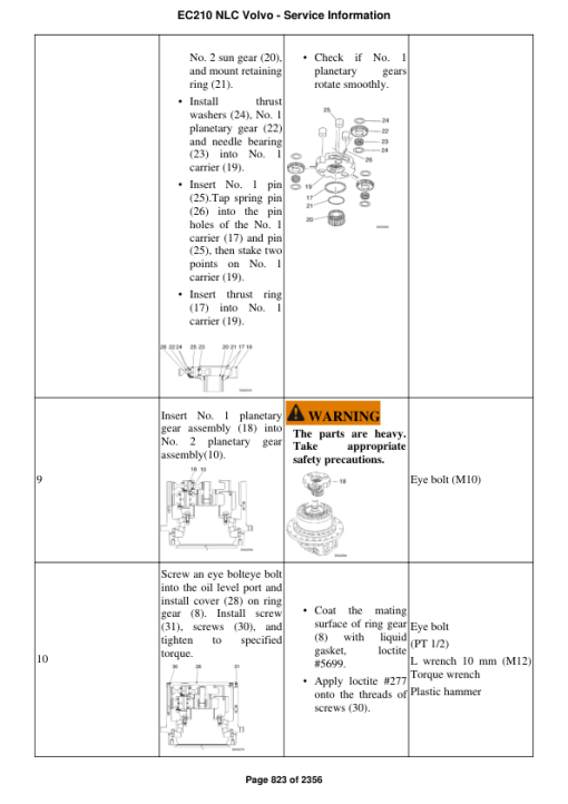 Volvo EC210 NLC Excavator Repair Service Manual - Image 5