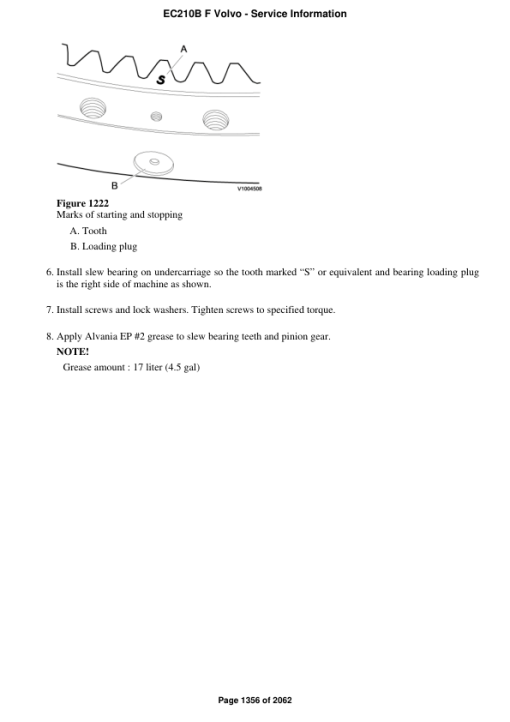 Volvo EC210B F Excavator Repair Service Manual - Image 2