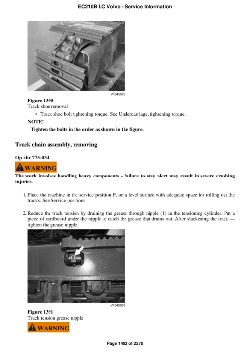 Volvo EC210B LC Excavator Repair Service Manual - Image 2