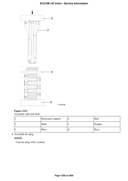 Volvo EC210B LR Excavator Repair Service Manual - Image 2