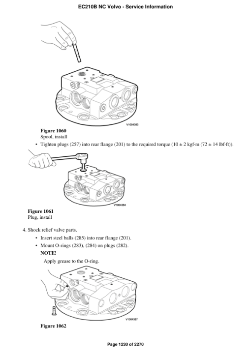 Volvo EC210B NC Excavator Repair Service Manual - Image 2