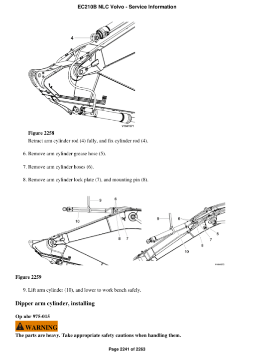 Volvo EC210B NLC Excavator Repair Service Manual - Image 4