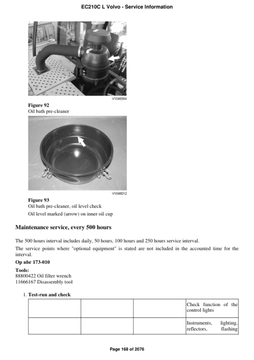 Volvo EC210C L Excavator Repair Service Manual - Image 4