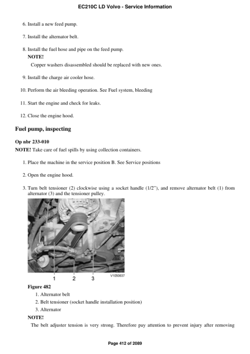 Volvo EC210C LD Excavator Repair Service Manual - Image 5