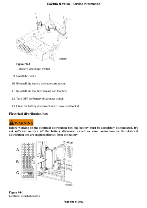 Volvo EC210C N Excavator Repair Service Manual - Image 5