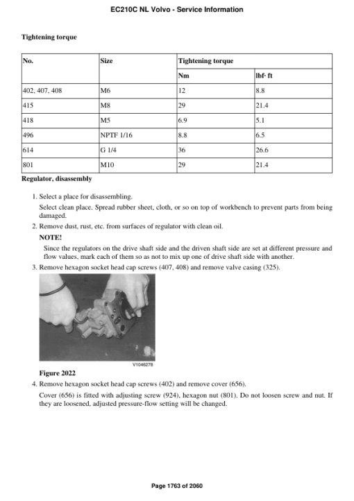 Volvo EC210C NL Excavator Repair Service Manual - Image 3