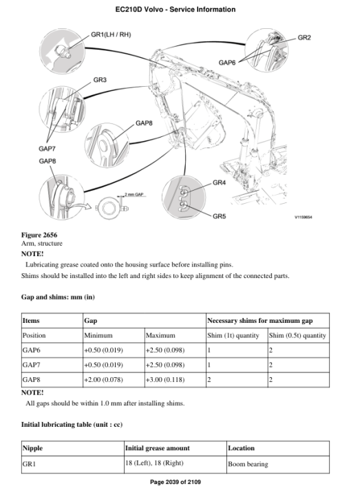 Volvo EC210D Excavator Repair Service Manual - Image 3