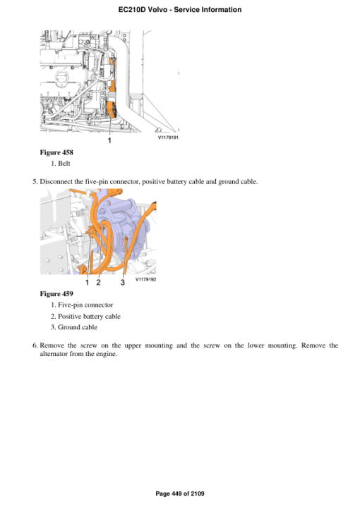 Volvo EC210D Excavator Repair Service Manual - Image 4