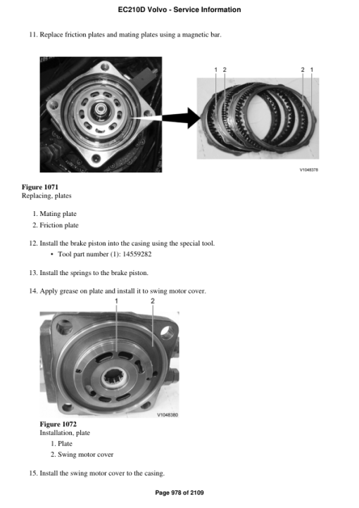 Volvo EC210D Excavator Repair Service Manual - Image 5