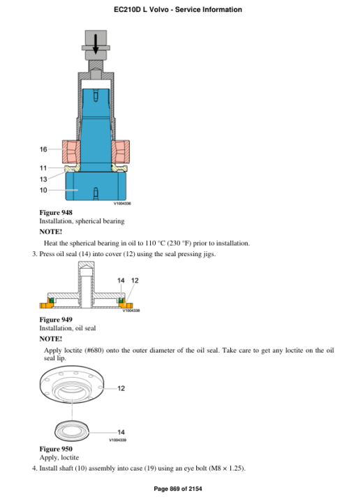 Volvo EC210D L Excavator Repair Service Manual - Image 5