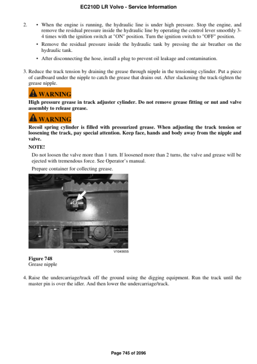 Volvo EC210D LR Excavator Repair Service Manual - Image 5