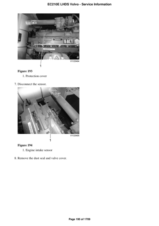 Volvo EC210E LHDS Excavator Repair Service Manual - Image 4