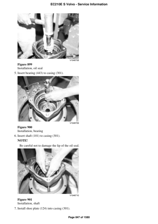 Volvo EC210E S Excavator Repair Service Manual - Image 5