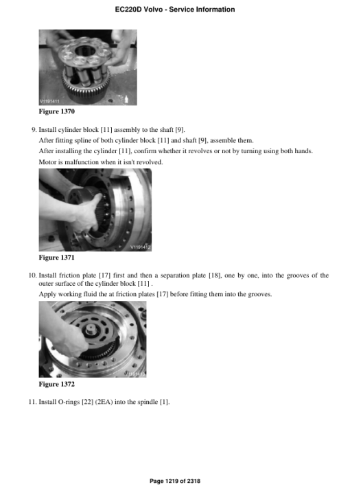 Volvo EC220D Excavator Repair Service Manual - Image 2