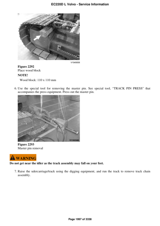 Volvo EC220D L Excavator Repair Service Manual - Image 3