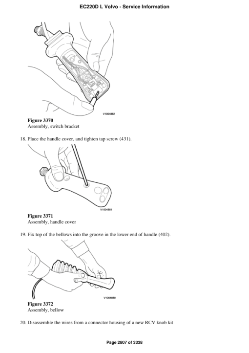 Volvo EC220D L Excavator Repair Service Manual - Image 5