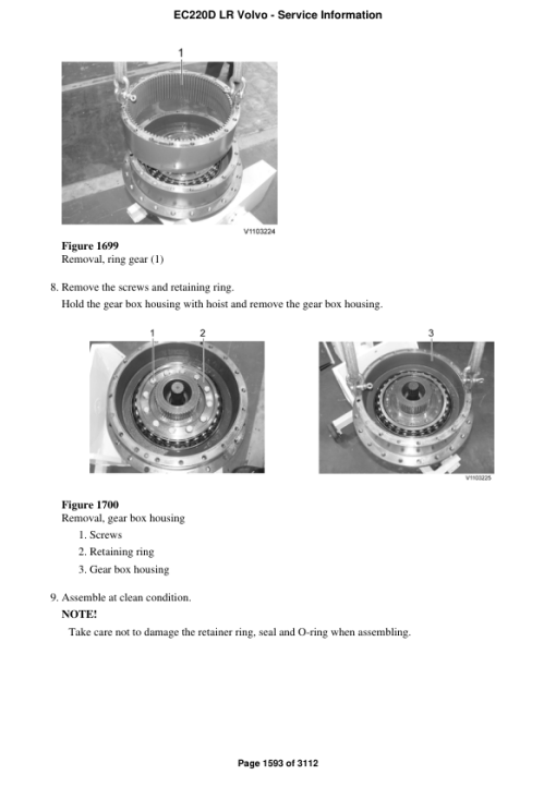 Volvo EC220D LR Excavator Repair Service Manual - Image 3