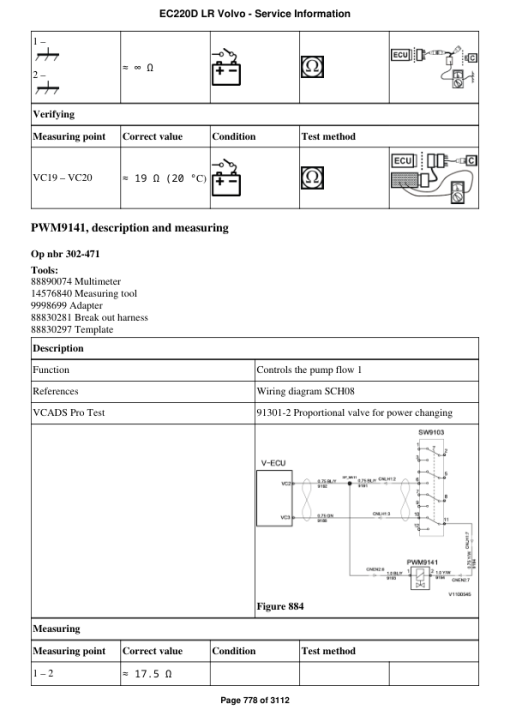 Volvo EC220D LR Excavator Repair Service Manual - Image 5