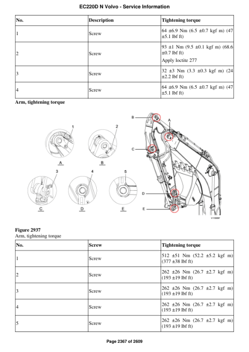 Volvo EC220D N Excavator Repair Service Manual - Image 4