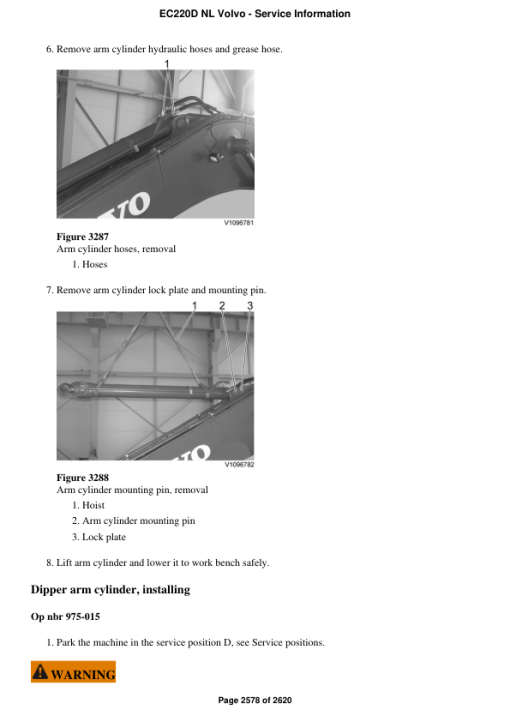 Volvo EC220D NL Excavator Repair Service Manual - Image 4