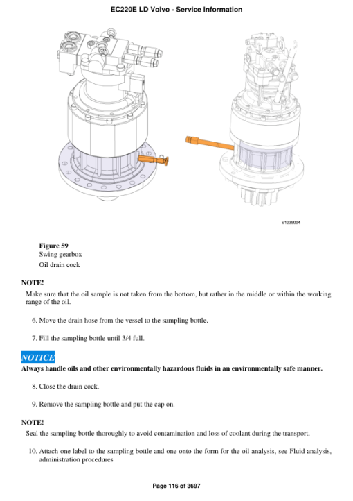 Volvo EC220E LD Excavator Repair Service Manual - Image 2