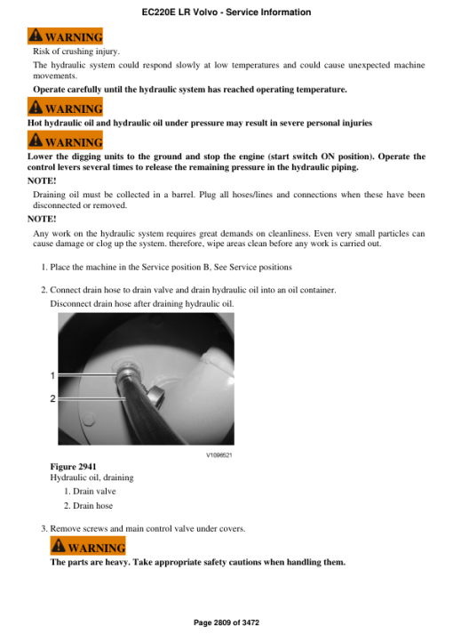 Volvo EC220E LR Excavator Repair Service Manual - Image 4