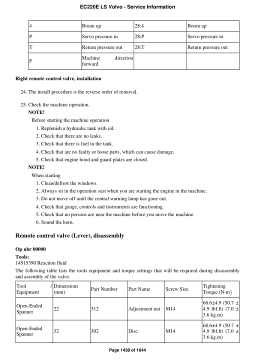 Volvo EC220E LS Excavator Repair Service Manual - Image 3