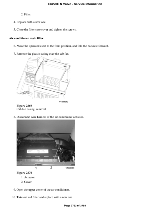 Volvo EC220E N Excavator Repair Service Manual - Image 3