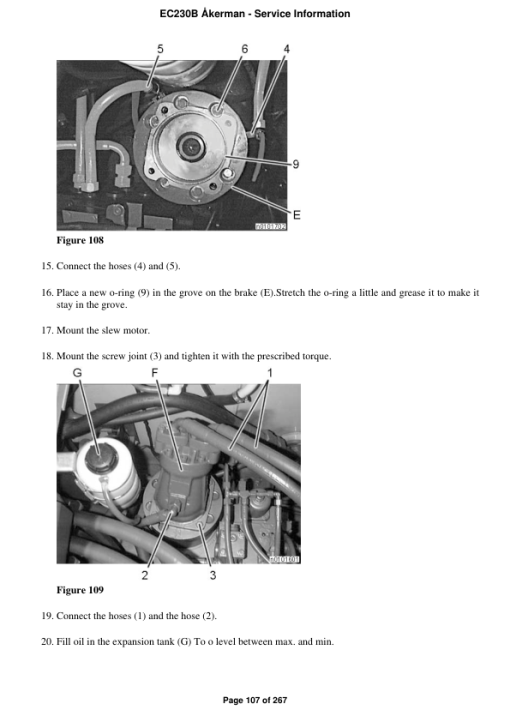 Volvo EC230B ?kerman Excavator Repair Service Manual - Image 2