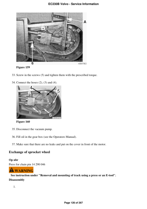 Volvo EC230B Excavator Repair Service Manual - Image 2