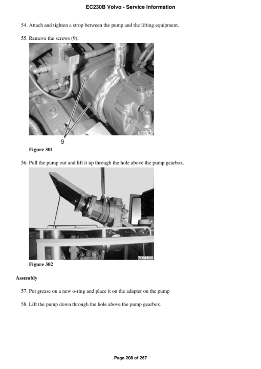 Volvo EC230B Excavator Repair Service Manual - Image 4