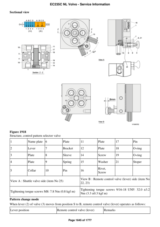 Volvo EC235C NL Excavator Repair Service Manual - Image 3