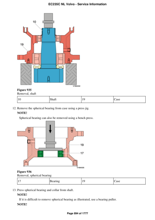 Volvo EC235C NL Excavator Repair Service Manual - Image 5