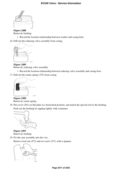 Volvo EC240 Excavator Repair Service Manual - Image 4