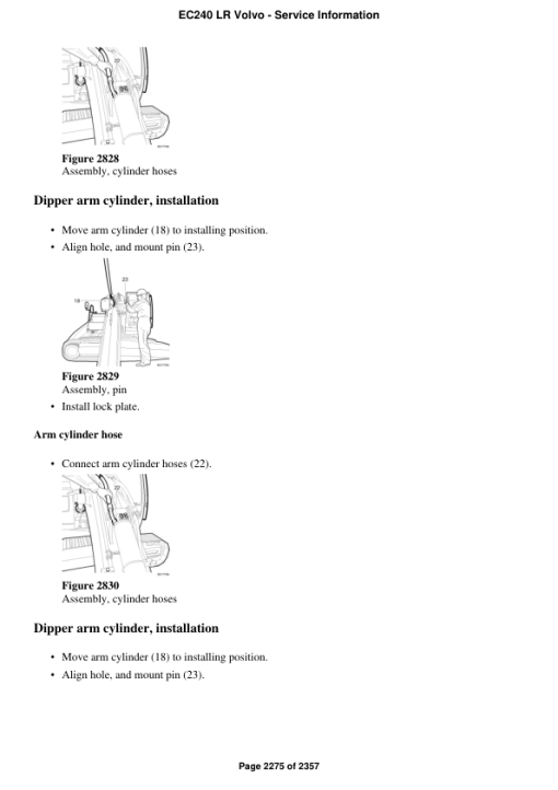 Volvo EC240 LR Excavator Repair Service Manual - Image 5