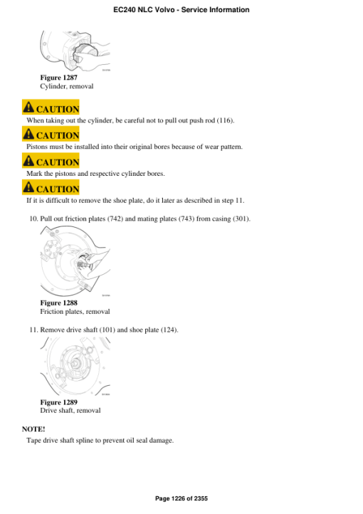 Volvo EC240 NLC Excavator Repair Service Manual - Image 2