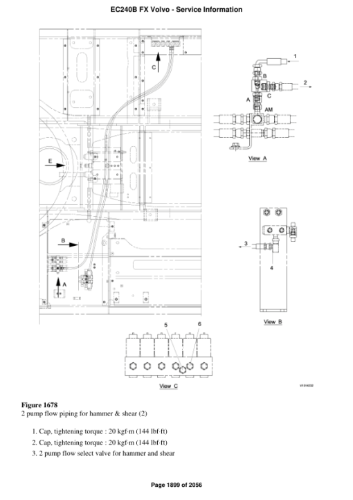 Volvo EC240B FX Excavator Repair Service Manual - Image 4