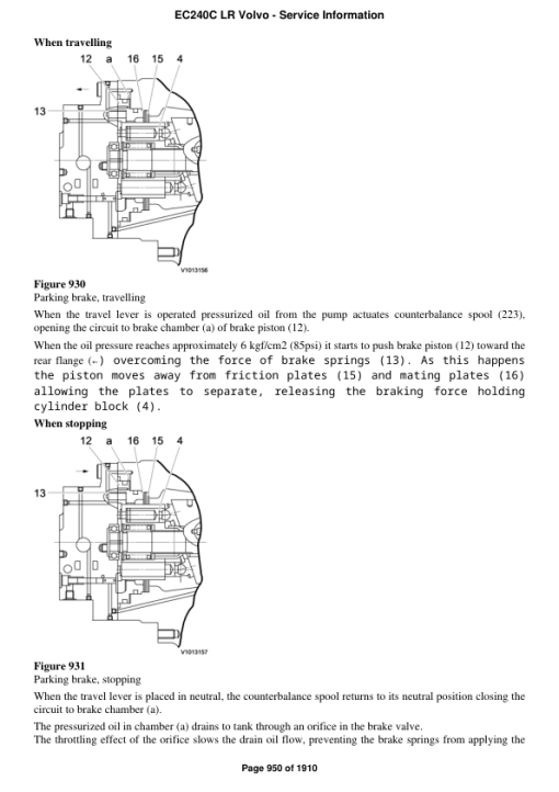 Volvo EC240C LR Excavator Repair Service Manual - Image 5