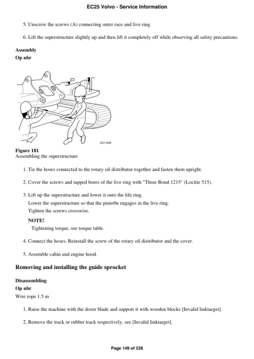 Volvo EC25 Compact Excavator Repair Service Manual - Image 2