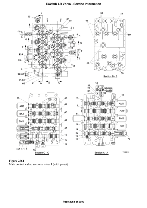 Volvo EC250D LR Excavator Repair Service Manual - Image 4