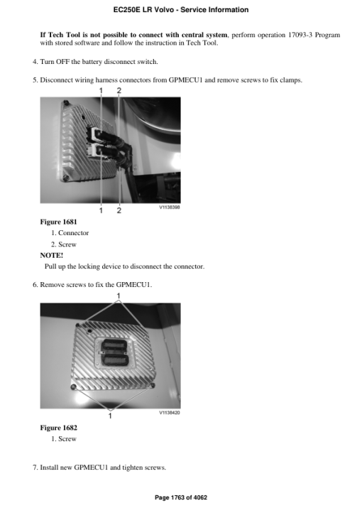 Volvo EC250E LR Excavator Repair Service Manual - Image 2