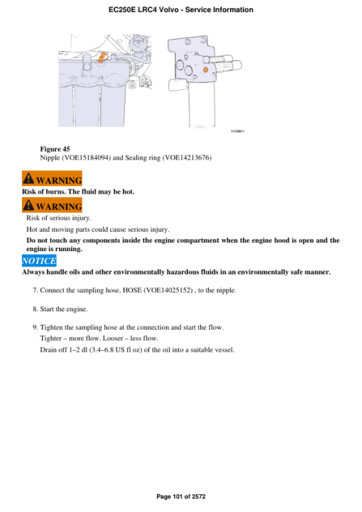 Volvo EC250E LRC4 Excavator Repair Service Manual - Image 2