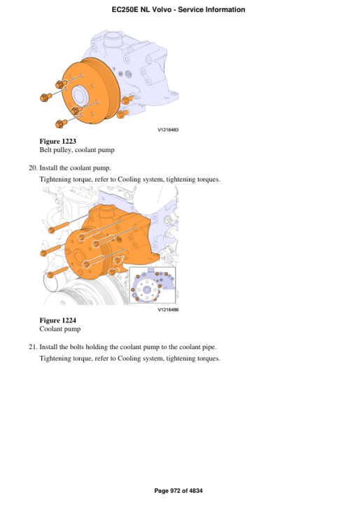 Volvo EC250E NL Excavator Repair Service Manual - Image 5